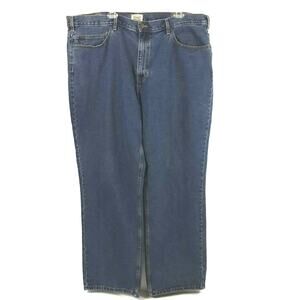 Schmidt Jeans‎ Mens 44 x 33 Straight  Medium Wash Denim Workwear